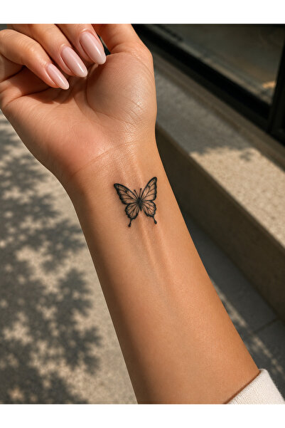 Generic Minimal Kadın Estetik Geçici Dövme Tattoo Sticker Kol Bilek Tiny 4x4 cm
