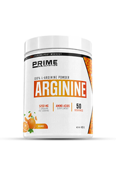 Prime Nutrition L-Arginine 400 gram Portakal Aromalı