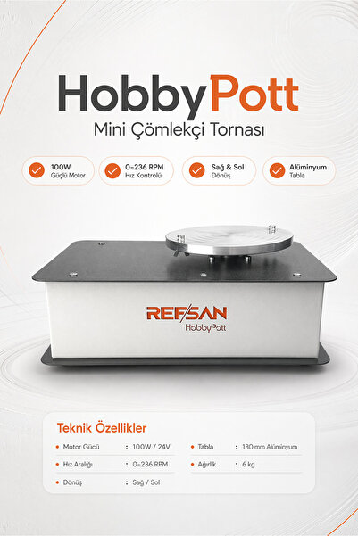 Ref-San Refsan Hobbypott Çömlekçi Tornası