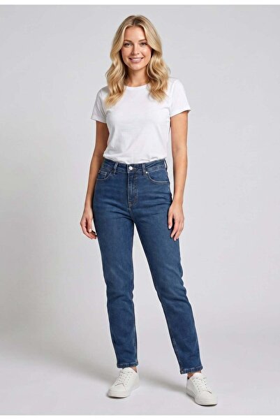 Twn Blugi drepti Twin Blue din denim clasic