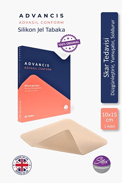 Advancis Medical UK Advasil Conform Medikal Silikon Jel Tabaka - İz Giderici ...