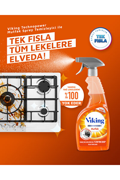 Viking TECHNOPOWER Mutfak Spreyi 750 ml 2 Adet