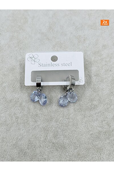 Bozhi Steel Earrings Silver Daily Elegance Stylish Gift