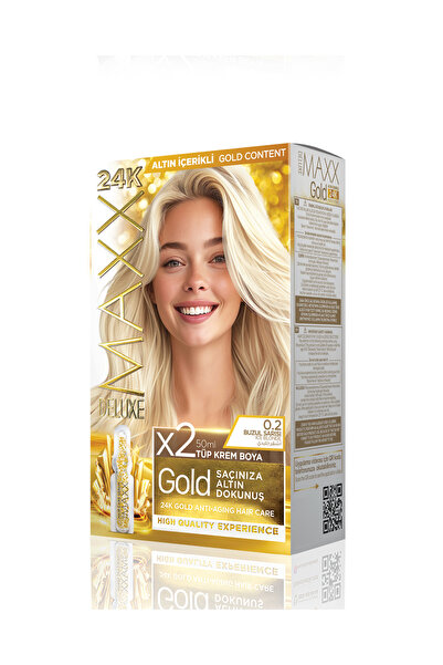 MAXX DELUXE Golden Beauty Set Saç Boyası 0.2 Buzul Sarısı