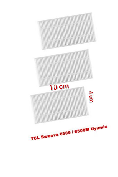 LİN GRUP TCL Sweeva 6500/6500M - 3 komada HEPA filtera kompatibilnih