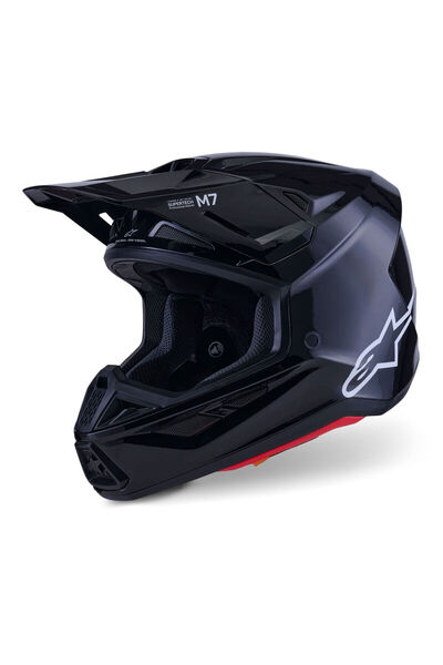 Alpinestars S-M7 Off-Road Kaskı Siyah