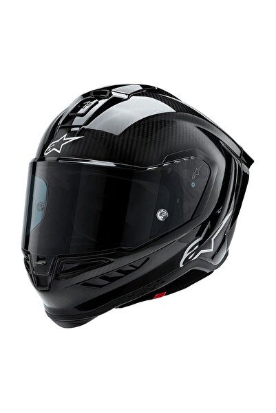 Alpinestars Supertech R10 Carbon Spor Motosiklet Kaskı Siyah