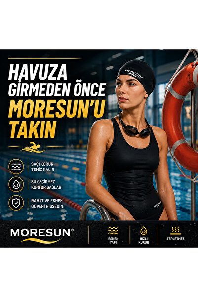 MORESUN Dgy Store Lycra Cloth Sea Pool Cap 5 Pieces