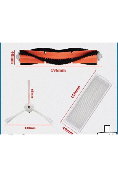 LİN GRUP Mi Robot Vakum Mop 2 Pro Mjst1shw Fırça, Hepa Filtre ( Model No Kontrol Ediniz)