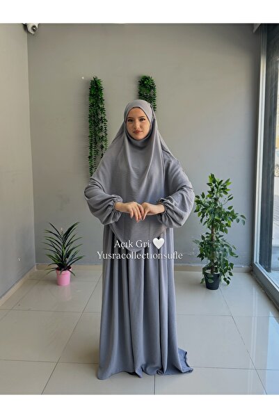 Yüsra Collection Σετ Φόρεμα και Σουφλέ Τεσεττουρ Αυρομπίν