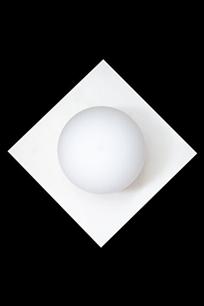 D-light White Square Sconce