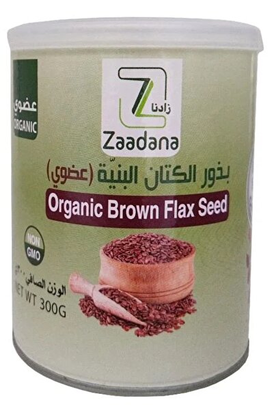 ZADNA زادنا بذور الكتان البنى عضوى 300 جم