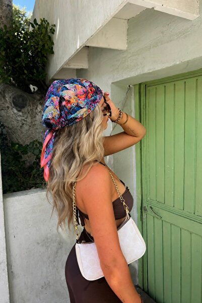 keisy Patterned Women's Bandana Scarf 50X50Cm