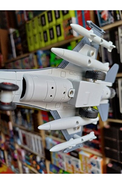 OYUNCAKSAHİLİ F16 Uçak Cobra Fighter Power Aırforce Çekbırak Orjinal Savaş Uçağı Metal Işıklı Sesli Koleksiyon Model