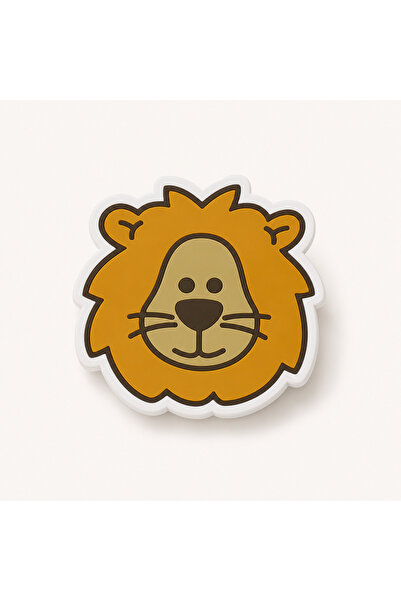 TURUNÇ AKSESUAR Cute Lion Handle - Width 6 cm Length 7.5 cm Baby Kids Teen Ro...