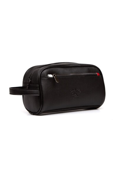 Newish Erkek Deri Portföy Clutch Traş Kozmetik Bakım Ve Günlük El Çantası