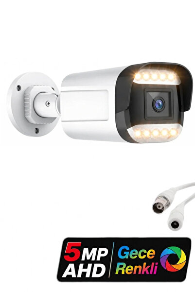 J-TECH 5MP SONY LENS Gece Gündüz Renkli Warm Light 1080P AHD Güvenlik Kamera