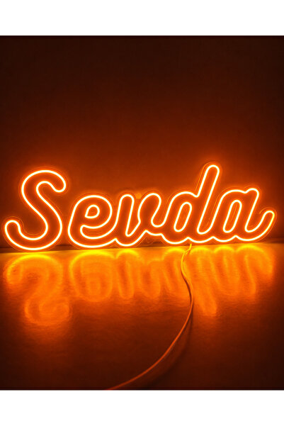VETRALUX Kişiye Özel Tasarım İsim-Yazı 3 D Baskı Neon Led Işıklı Yazı(Fiyat 1...