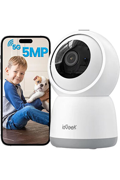 ie Geek ieGeek Cameră de interior SC 1 Pro 5MP Ultra HD, conexiune Wi-Fi, Ung...