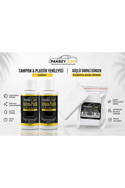 PAKBEY TAMPON VE PLASTİK YENİLEYİCİ 50ML 1 Alana 1 Bedava