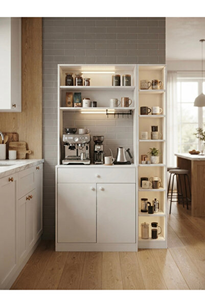 Home Center Mobilya Bogota Kahve Köşesi - Kahve Dolabı - Çok Amaçlı Dolap - K...