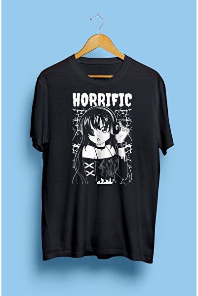 YQYQ Unisex Ακουστικά Muzik Young Girls Παιδικό ασπρόμαυρο μπλουζάκι με στάμπα