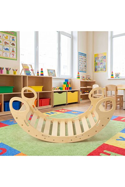theplayroom كرسي هزاز للأطفال من "غرفة اللعب": لوح توازن خشبي صديق للبيئة | آ...