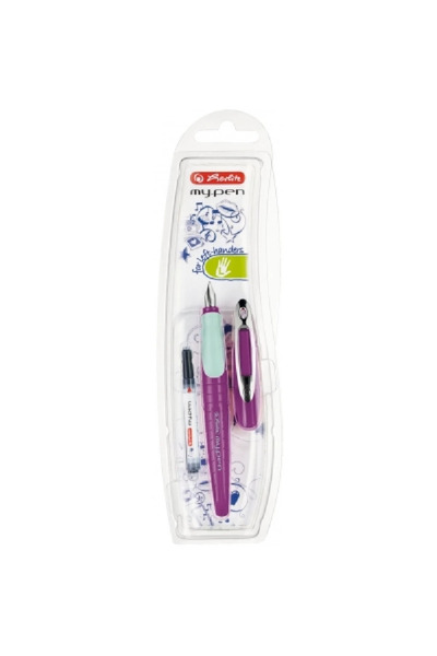 Herlitz Stilou My.Pen pentru stangaci culoare Lila/Menta