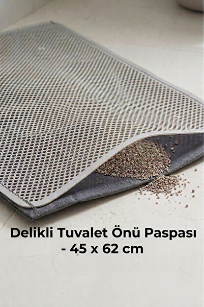 Petozi Elekli Kedi Tuvaleti Önü Paspası 45 X 62 Cm