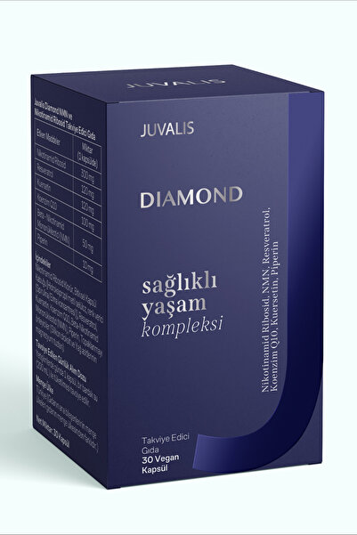 Juvalis Diamond Longevity Complex NAD⁺, Resveratrol, CoQ10 Enerji, Yenilenme,...