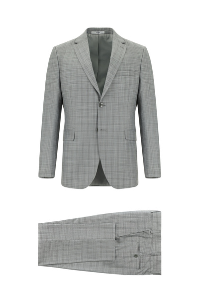 Kiğılı 6 Drop Regular Fit Standard croială Costum în carouri