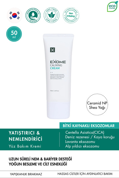 Exome Cica & Seramid NP Bariyer Kremi | Exosome Teknolojili Yatıştırıcı Bakım...