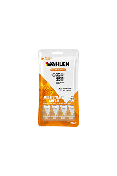 WAHLEN Multivitamin Sıvı Kedi Ödül Kreması 4x15 G