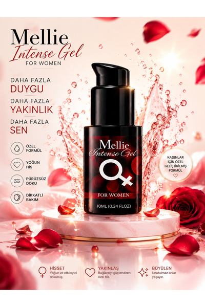 Mellie Professional Kadın Uya.rıcı ve Zevk Arttırıcı Premium Kalite Jel 10ml