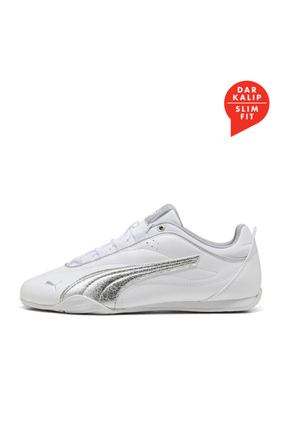 Puma Catch Soleil Metallic Kadın Beyaz Spor Ayakkabı