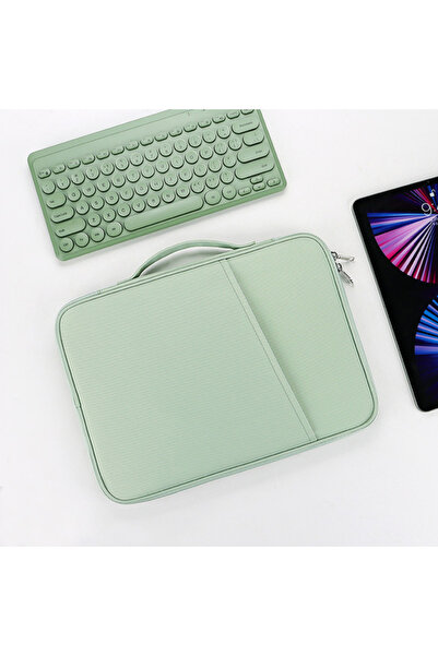 Choice For 10.2-11 inch Green Tablet Sleeve Bag For Tab S7 FE S8 S9 Plus A8 S...