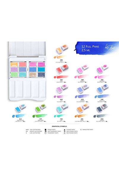 ST. PETERSBURG White Nights Extra-Fine Tam Tablet Sulu Boya 2.5 ml 12’li Pastel Set 19421875
