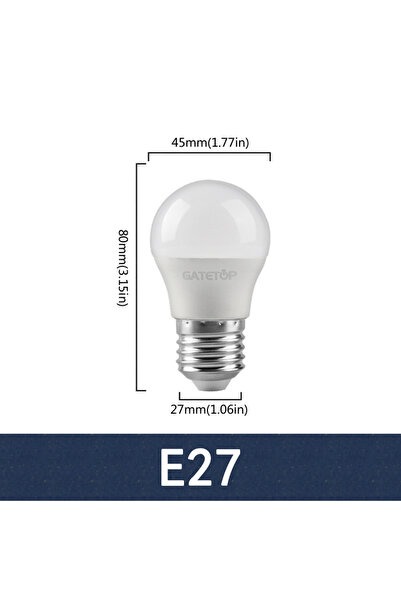 Choice 7W AC220-240V Warm white 3000K E27 10pcs Led Mini Bulb 220V E27 E14 B2...