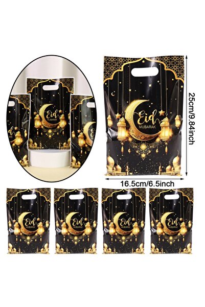 Choice 50pcs 1 10/20/50pcs Eid Mubarak Decoration Gift Bags Ramadan Kareem Ca...