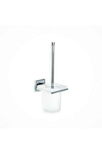 ÇELİK BANYO Montajlı Klozet Fırçası Pirinç Malzeme ( 10 Yıl Garantili )