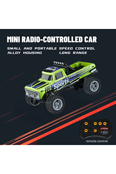 Choice21 HB09 Green New RC Car MINI Alloy 1/64 Remote Control Car Convenient ...