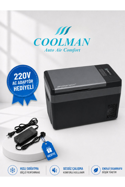 Cool man COOLMAN C30W 30 Litre Araç İçi Portatif Buzdolabı