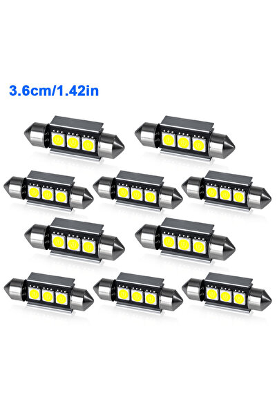 Choice12 10PCS 36MM 2/4/6/10PCS Festoon LED 31/36/39/41MM Reading Lighting Bu...