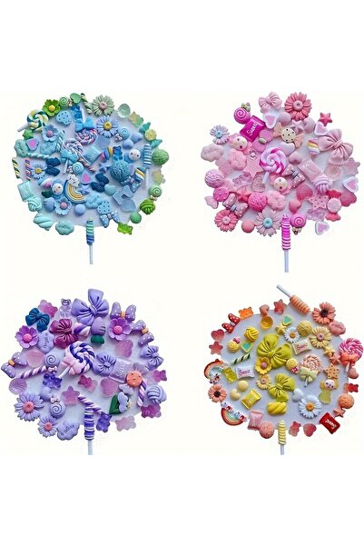 Choice 50pcs 20/50 Mixed Resin Charms, Cute Charm Set - Bulk Set for Summer N...