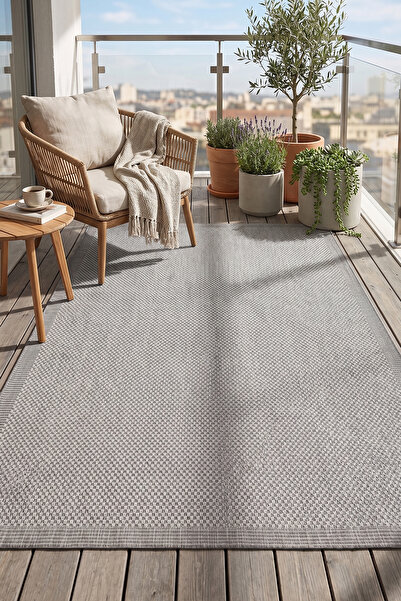 Aden Sisal Plus Hasır Dokuma Halı | Kaymaz Tabanlı Mutfak Halısı | Leke Tutma...
