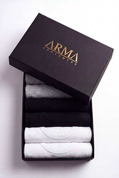 Arma Yıldız Muška premium majica od 100% pamuka, šarena, 6 komada, specijalna...