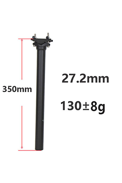 Choice 27.2x350mm ELITA ONE Ultra Light Carbon Fiber Seat Post 25.4/27.2/30.9...