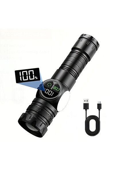Choice No Box Super Powerful Flashlights USB Rechargeable LED Flashlight Magn...