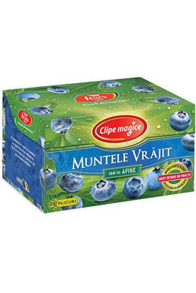 Fares Ceai cu Afine Muntele Vrăjit, 20 doze – Infuzie fructată naturală pentr...