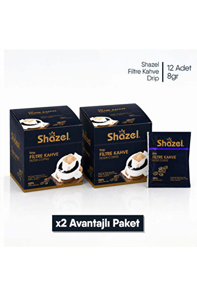 Shazel Drip Filtre Kahve Klasik- 24'lü/ 2 Kutu